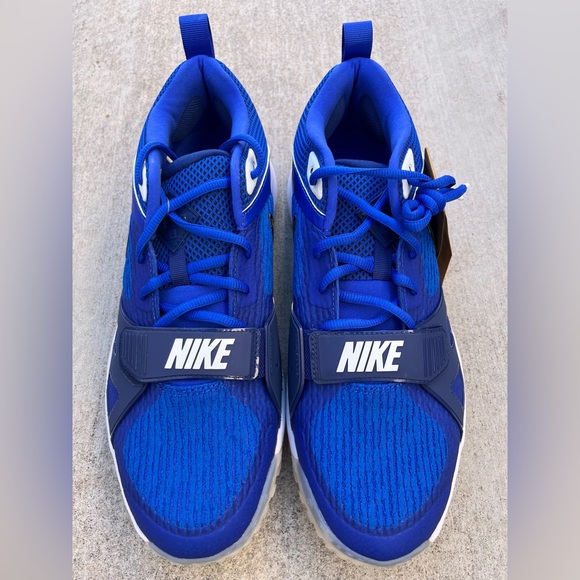 Nike Air Zoom Diamond Elite Turf Dodgers Baseball Shoes (FN7226-401) Men Size 12